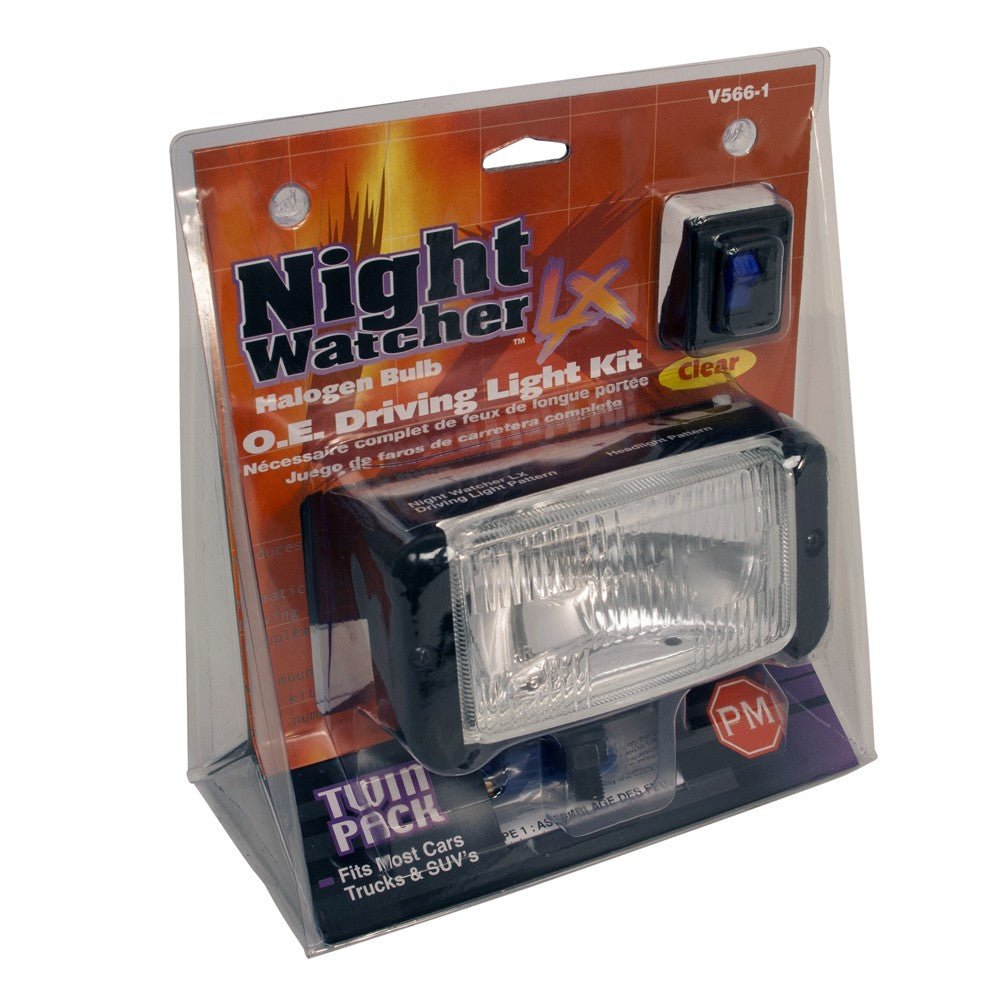 Universal 4.5x3x2.5 Inch 12V Halogen Golf Cart Headlight Kit | Includes 2 Lights