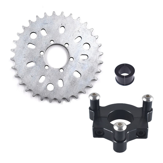 Motorized Bicycle Sprocket Adapter 36T for 80cc 2 Stroke Bikes - CNC Black