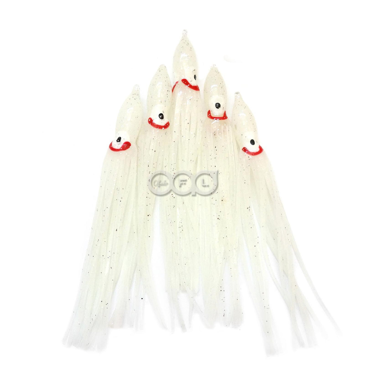 Artificial Soft Plastic Fishing Skirts 4.5-inch Octopus Fish Lures Bait Lot