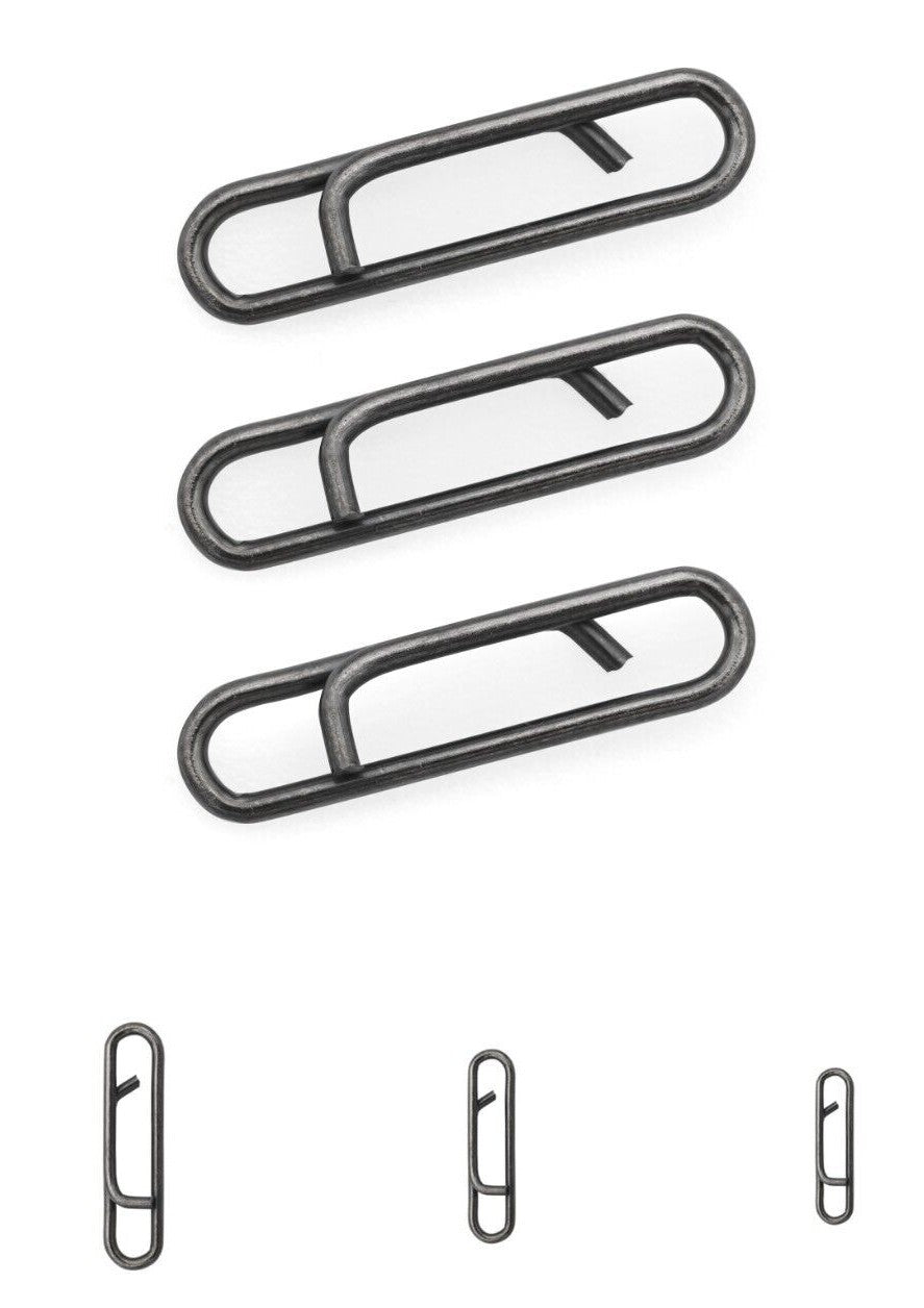 Fishing Snap Clips Set - Strong Nickel Plated Quick Lure Connectors - Multiple Sizes