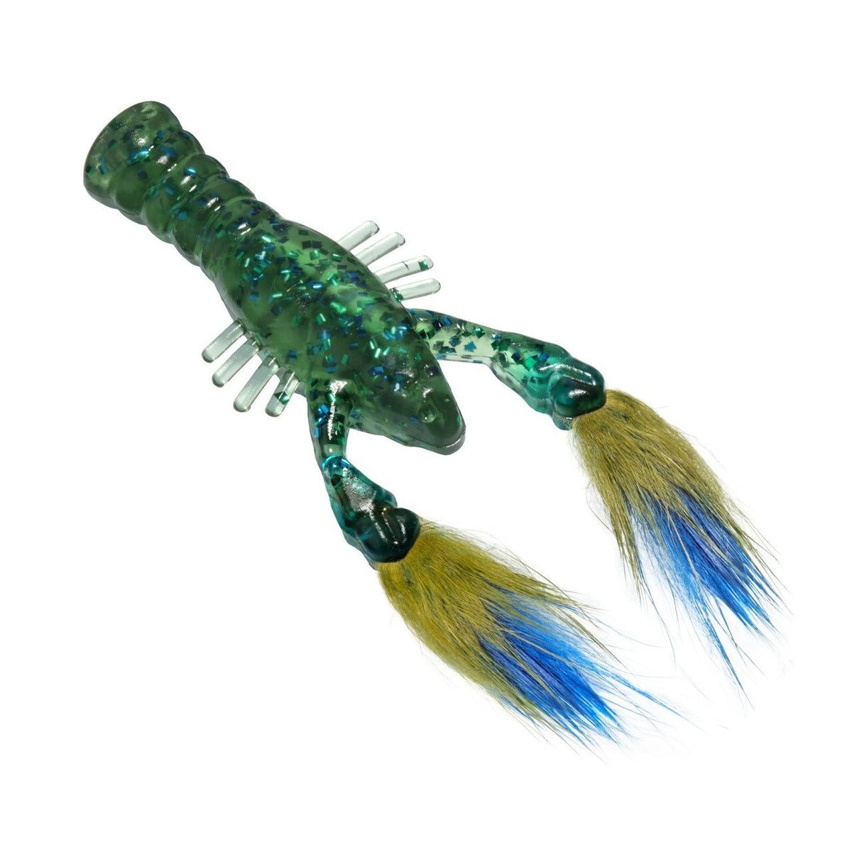 Soft Plastic Craw Baits for Fishing - 3-Inch 4-Pack Multi-Color Variety