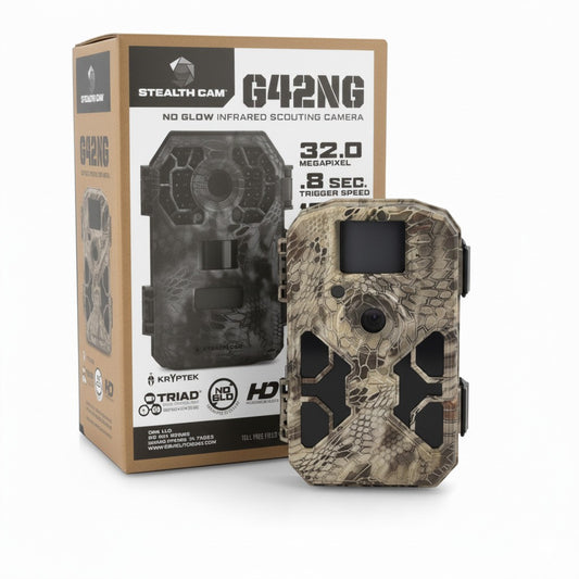 32MP No Glow Trail Camera with Infrared Flash Kryptek Camouflage