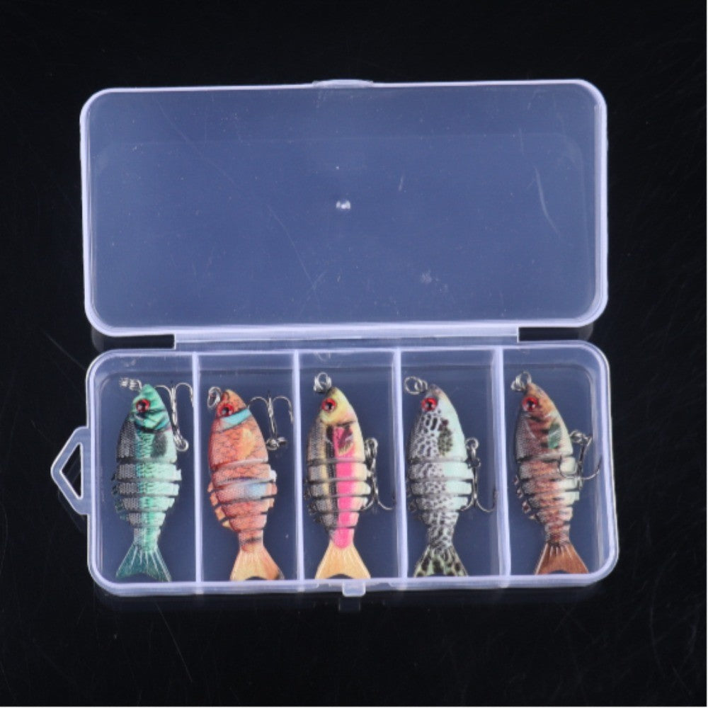 5pcs Sinking Swimbait Lures Set - Hard Bait Fishing Tackle