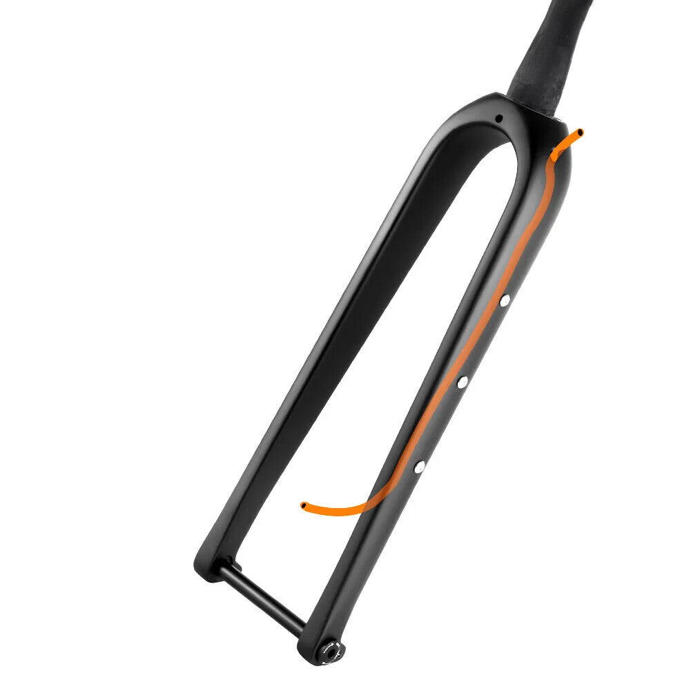 700C Carbon Road Gravel Bike Fork Tapered Disc Brake 12mm Thru Axle