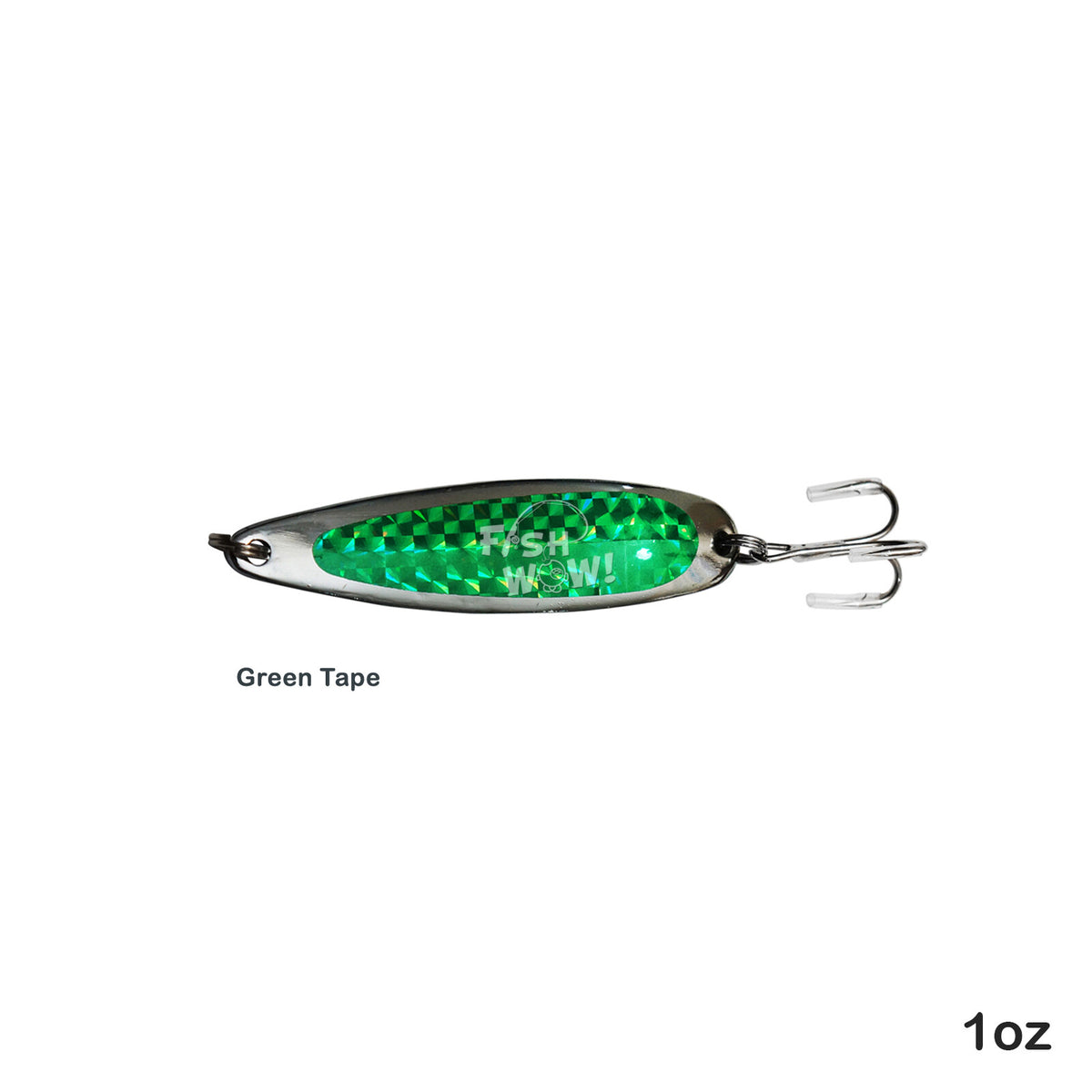 Fishing Spoon Jigs 5 Pcs 1oz Cast Trolling Lures for Saltwater & Freshwater