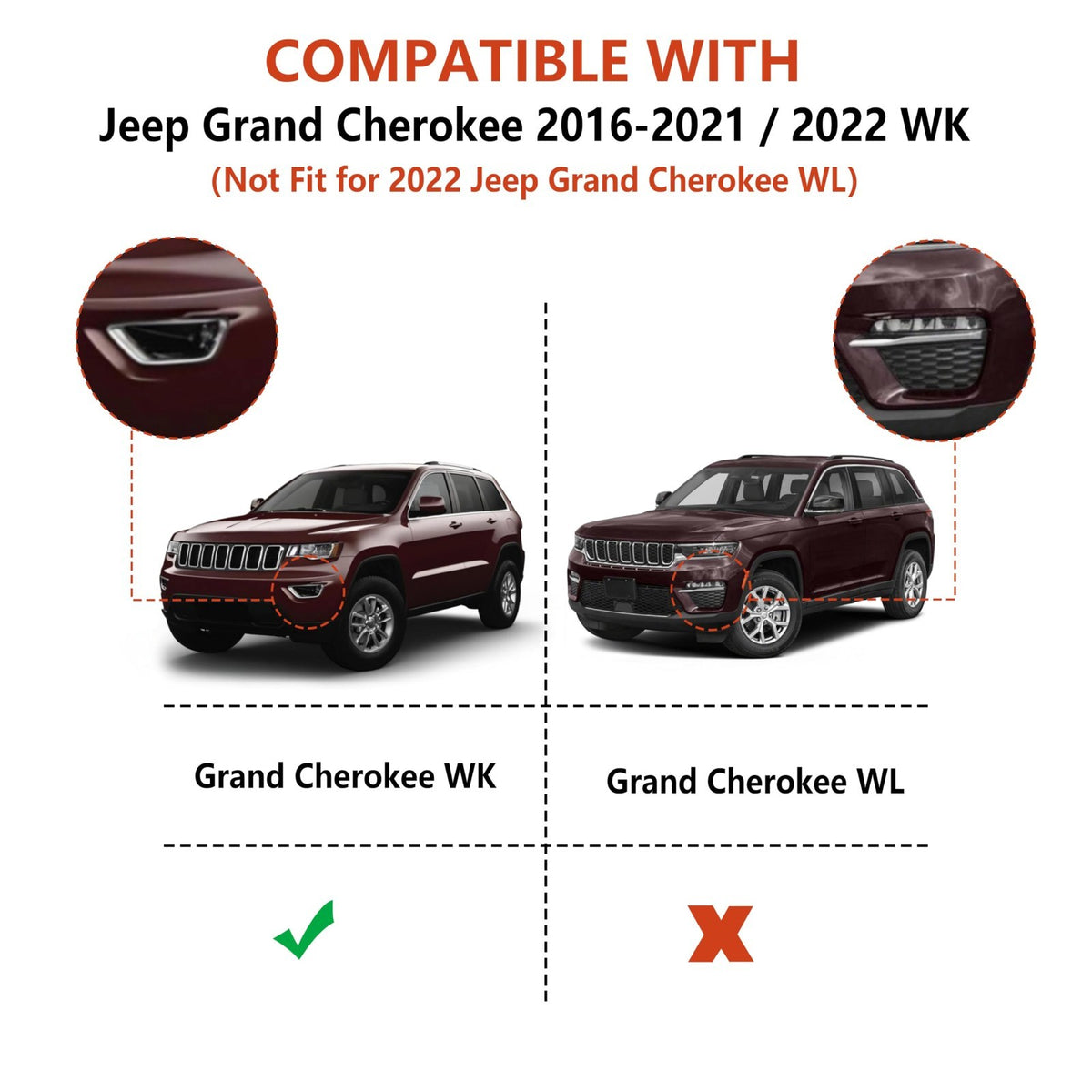 KARPAL Custom Fit Floor Mats & Cargo Liner for Jeep Grand Cherokee 2016-2022