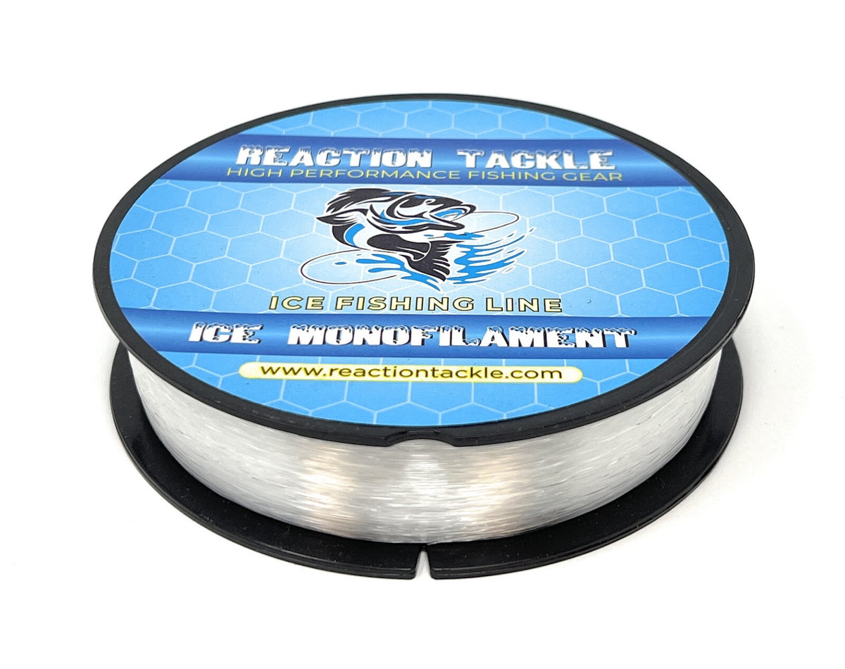 Ice Fishing Monofilament Line for Tip-Ups - Low Memory, Cold Water Durable