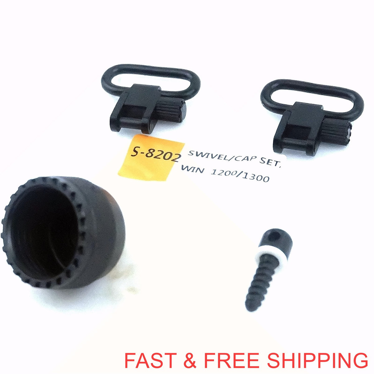 Shotgun Sling Mount Set for Winchester 1200/1300 12G Magazine Cap Swivel Adapter