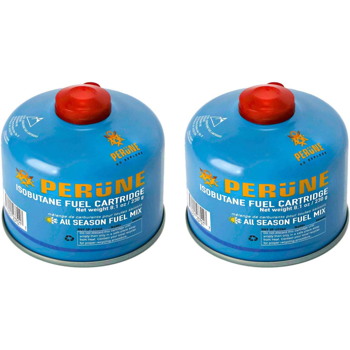 Portable Camping Isobutane Gas Canister 100g-230g All-Season Fuel for Stoves