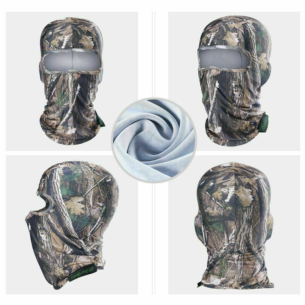 Tactical Full Face Mask Balaclava UV Sun Protection Ski Mask for Men Women