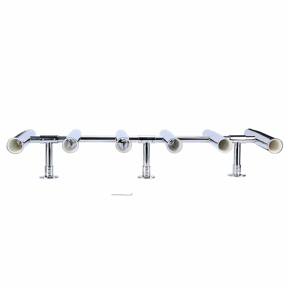 Adjustable Stainless Steel Rocket Launcher Rod Holders for Fishing Boats — 4 to 8 Tubes