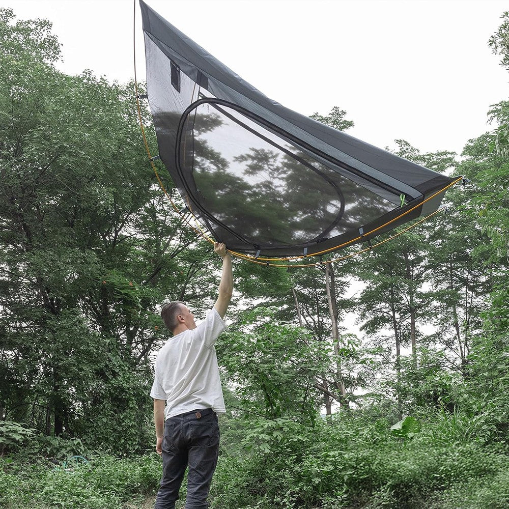 2 Person Waterproof Backpacking Tent with Aluminum Frame for Camping and Hiking