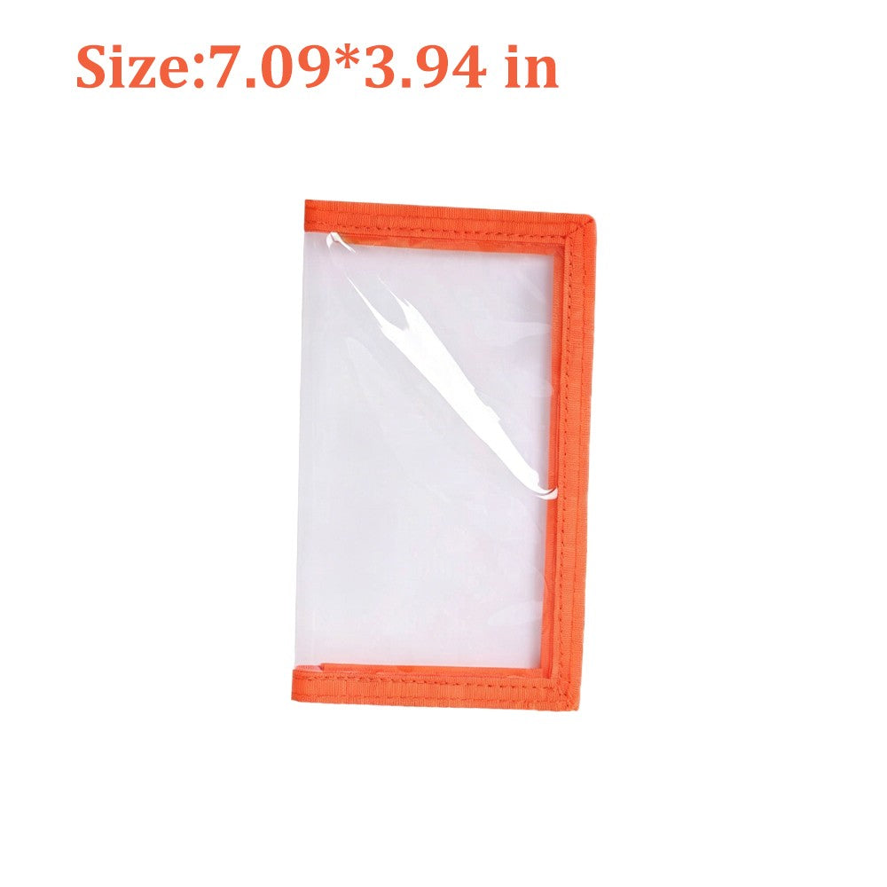 Fishing Lure Wraps 8-Pack - PVC Clear Window Hook & Loop Covers for Tackle Organization