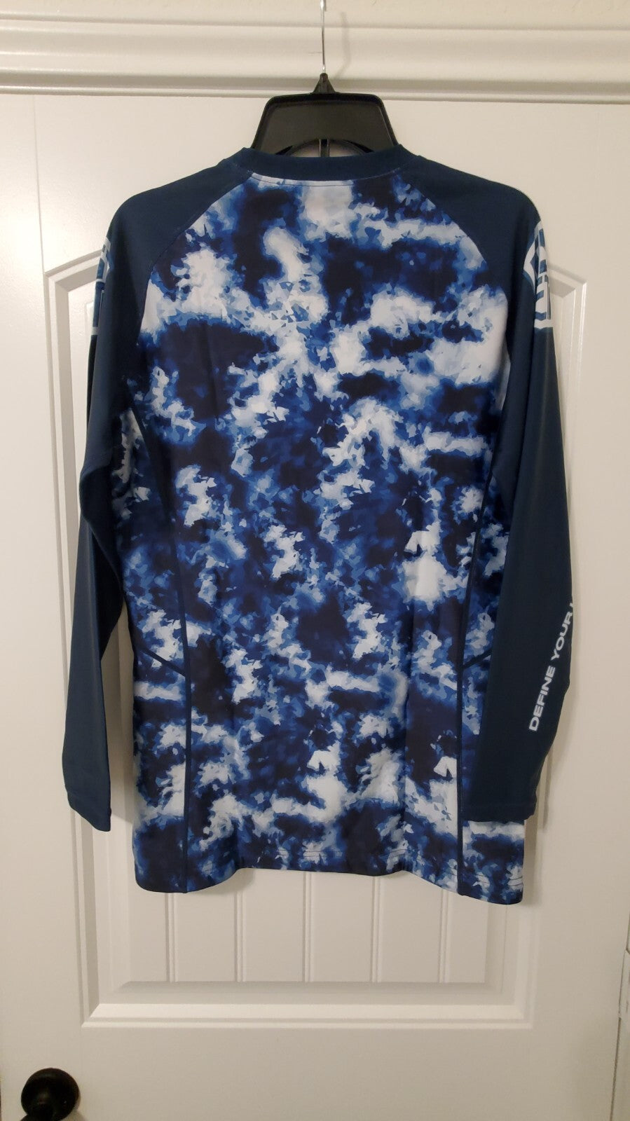Long Sleeve Rashguard for Men - Tie Dye Athletic Swimwear & Training Gear