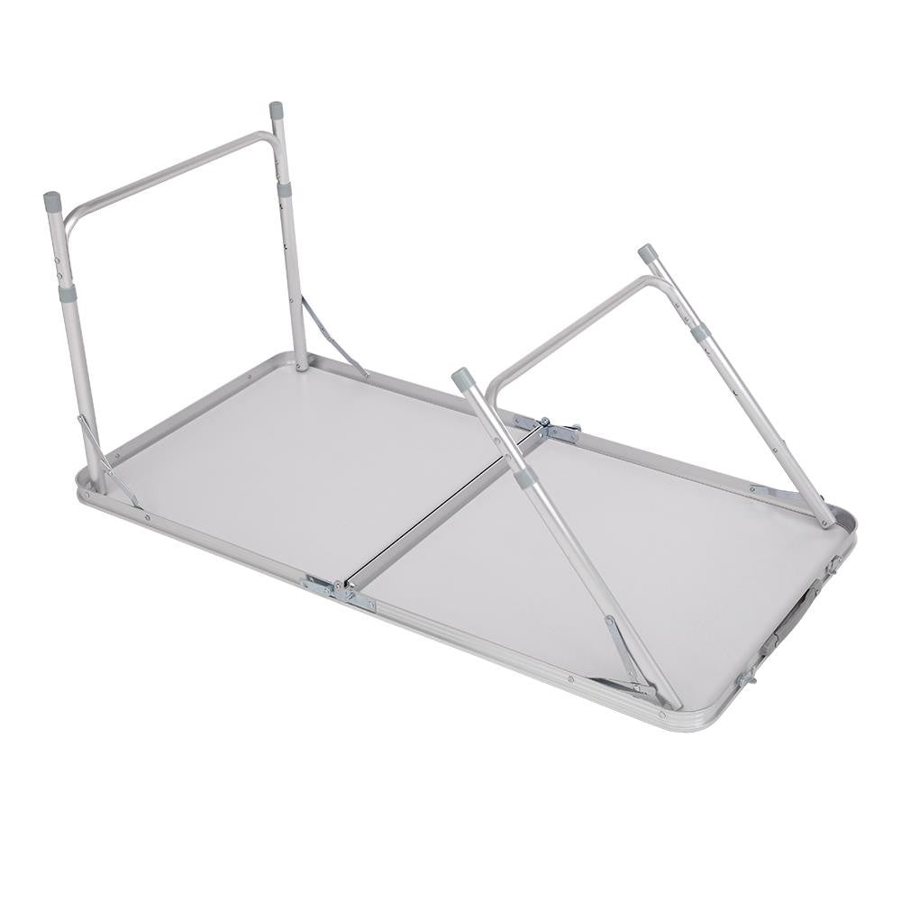 Portable Aluminum Folding Camping Table 4FT for Outdoor Picnic & Travel