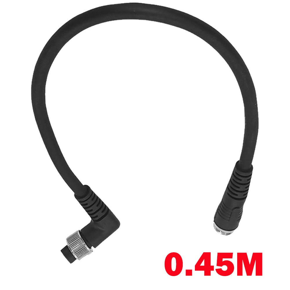 45cm Right Angle Battery Power Cord for Daiwa Shimano Electric Reels