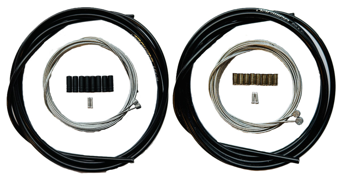 Mountain Bike Brake and Shifter Cable & Housing Kit - Compatible with SRAM & Shimano