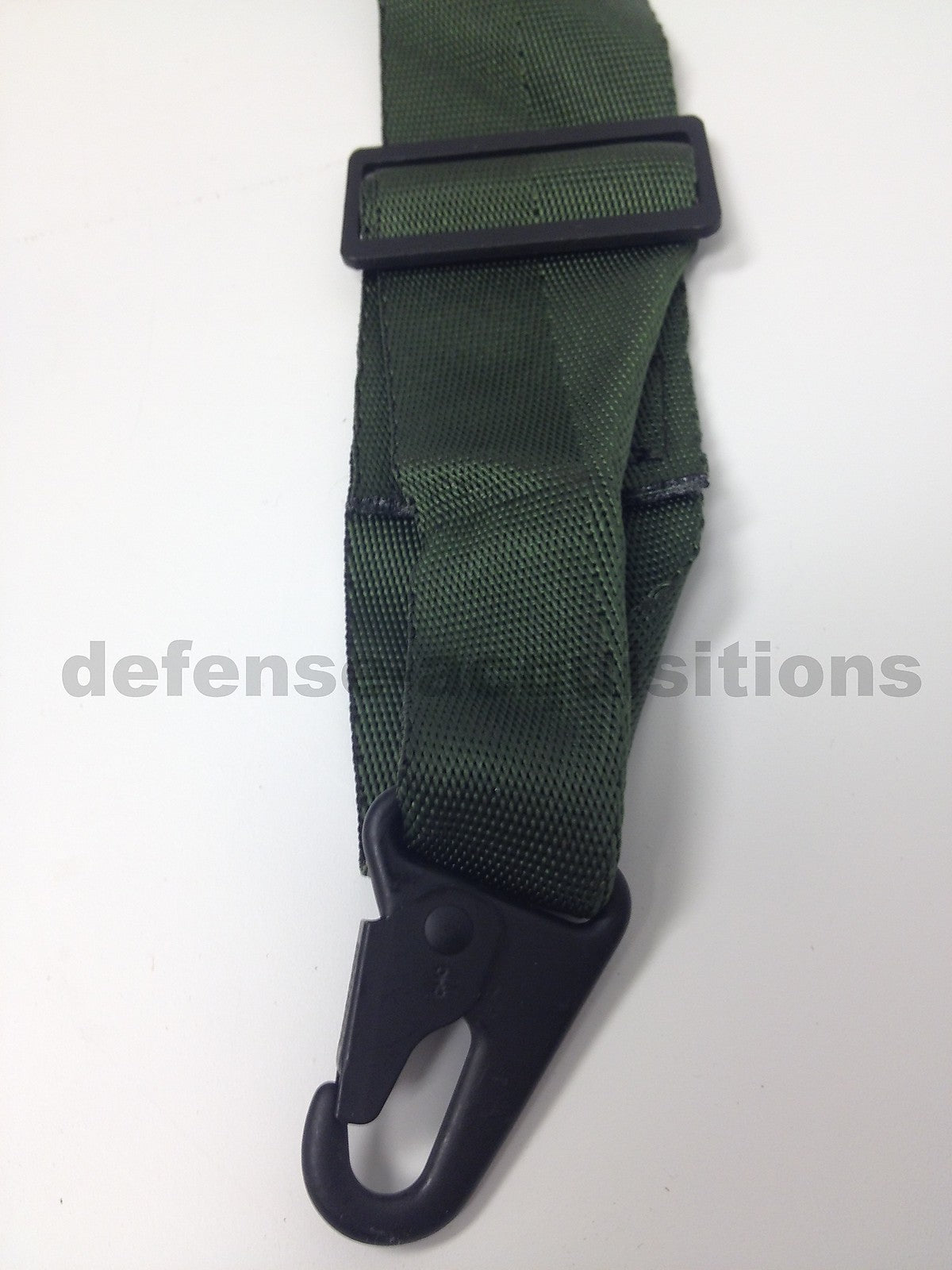 Military Tactical Padded Sling Shoulder Strap Woodland Camo with HK Clips