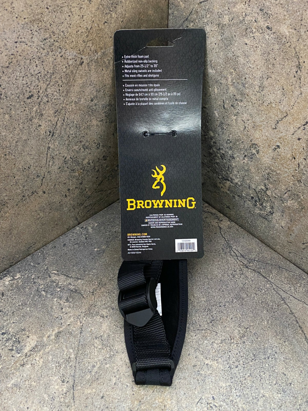 Waterproof Rifle Sling with Swivels - Adjustable Browning Corporate Sling 12232099