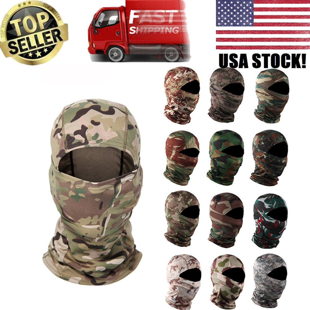 Unisex Tactical Balaclava Face Mask for Outdoor Sports and Hunting