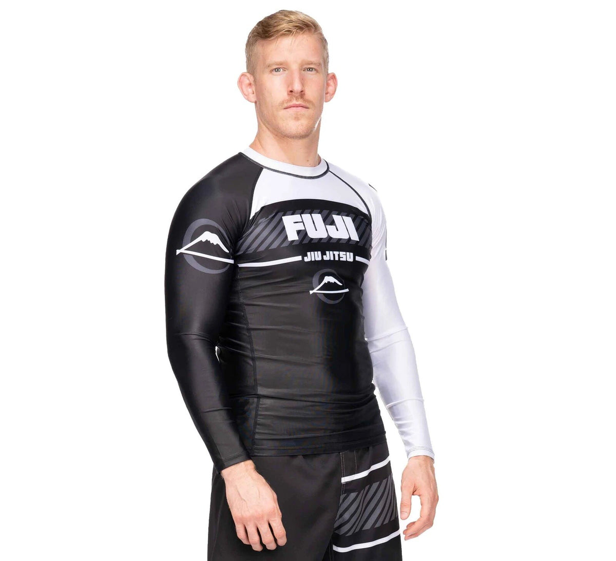 IBJJF Ranked Long Sleeve Rashguard for BJJ & Jiu Jitsu Training White