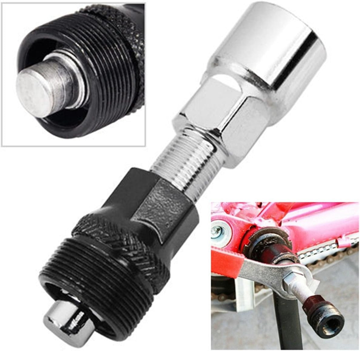 Bike Crank Extractor & Bottom Bracket Remover Tool Set for MTB Repair