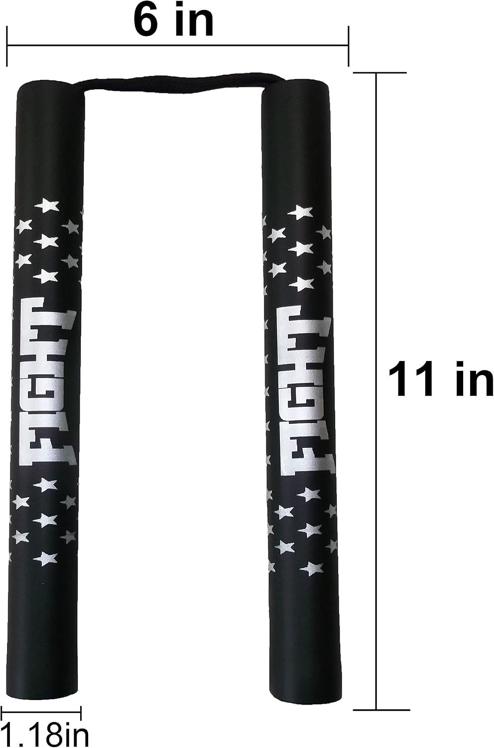 Kids Foam Training Stick with Cord - Safe 12.2in Practice Toy