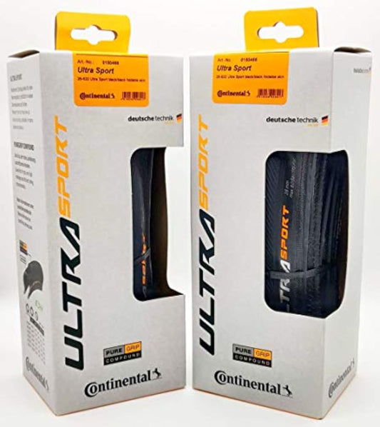700x28 Bicycle Tire Pair - Folding Black Road & City Bike Tires
