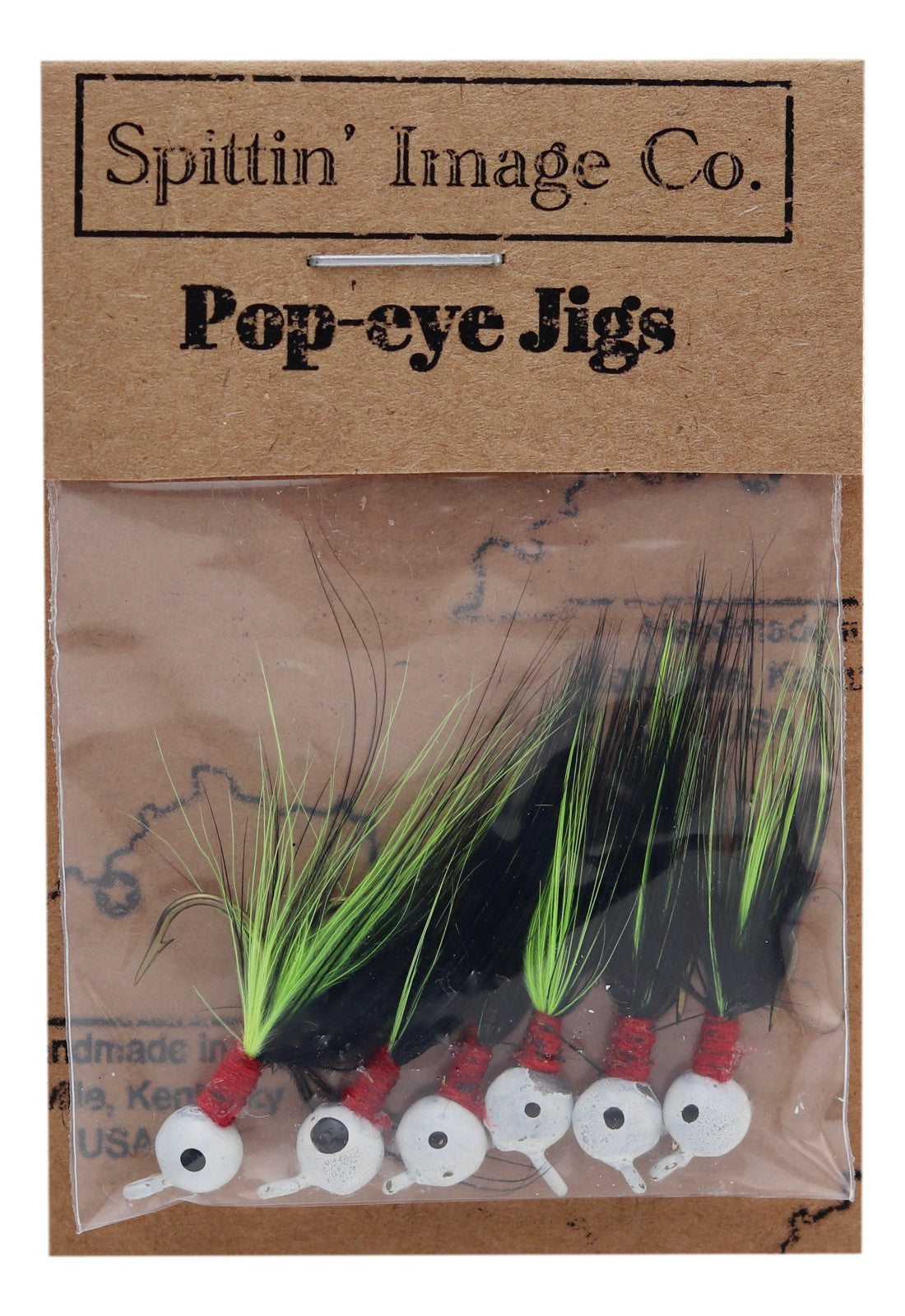 Artificial Fishing Jigs - 1/20 oz Flies with Hand Tied Feathers - 6 Pack