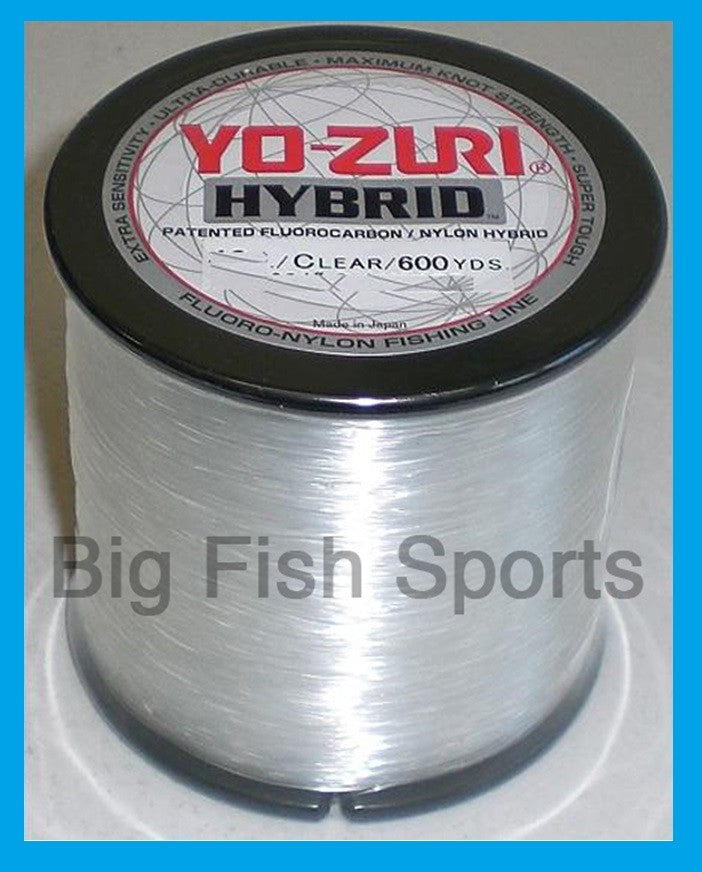 Fluorocarbon Hybrid Fishing Line 10lb 600yd Clear - Strong & Abrasion-Resistant