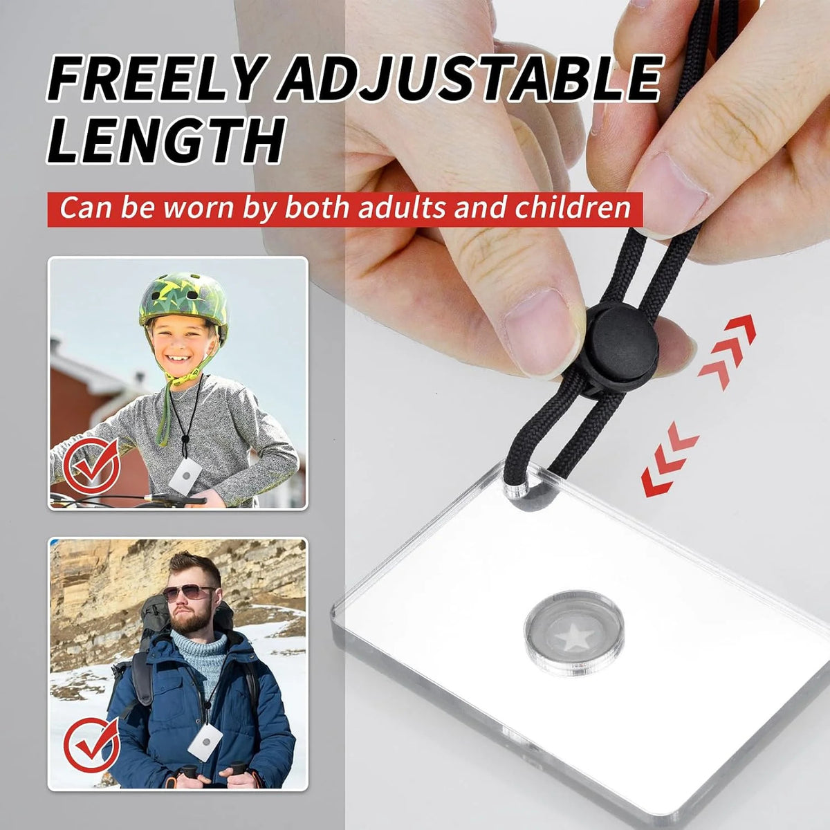 Survival Signal Mirror Reflective Emergency Rescue Tool with Lanyard