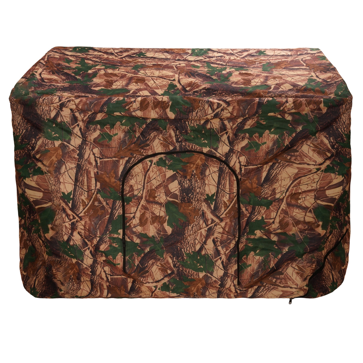 7ft Tall Steel & Cloth Hunting Blind Cover for 2-Person Camouflage