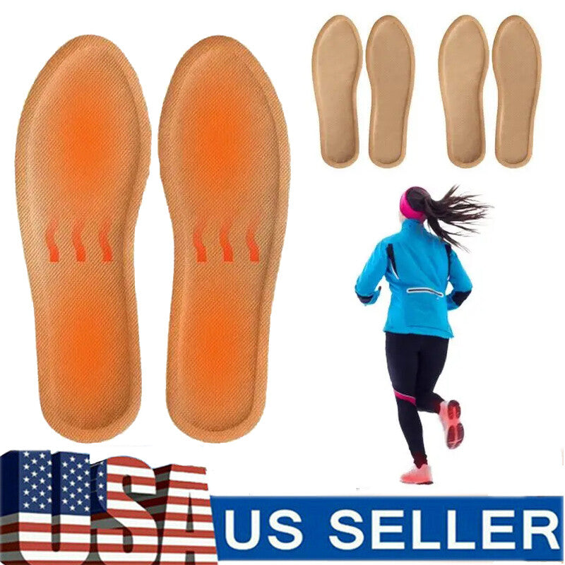 Self Heating Insoles Winter Thermostatic Warm Foot Heaters - 1 Pair to 10 Pairs