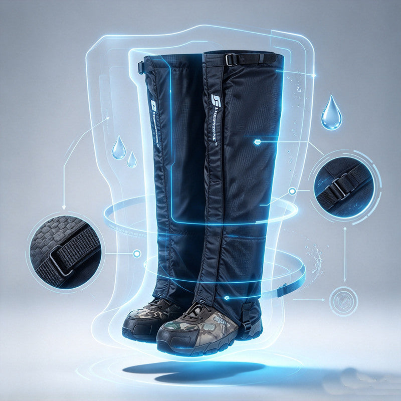 Waterproof Anti-Bite Leg Gaiters for Hiking and Hunting - Men’s Outdoor Leg Protectors