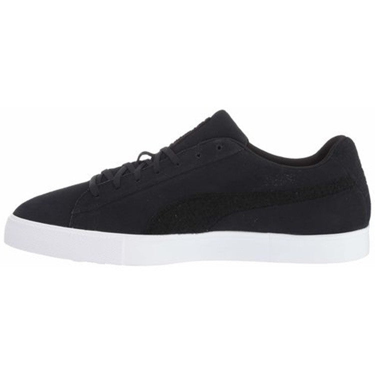 Youth Suede Golf Shoes Spikeless Black - PUMA Performance Footwear