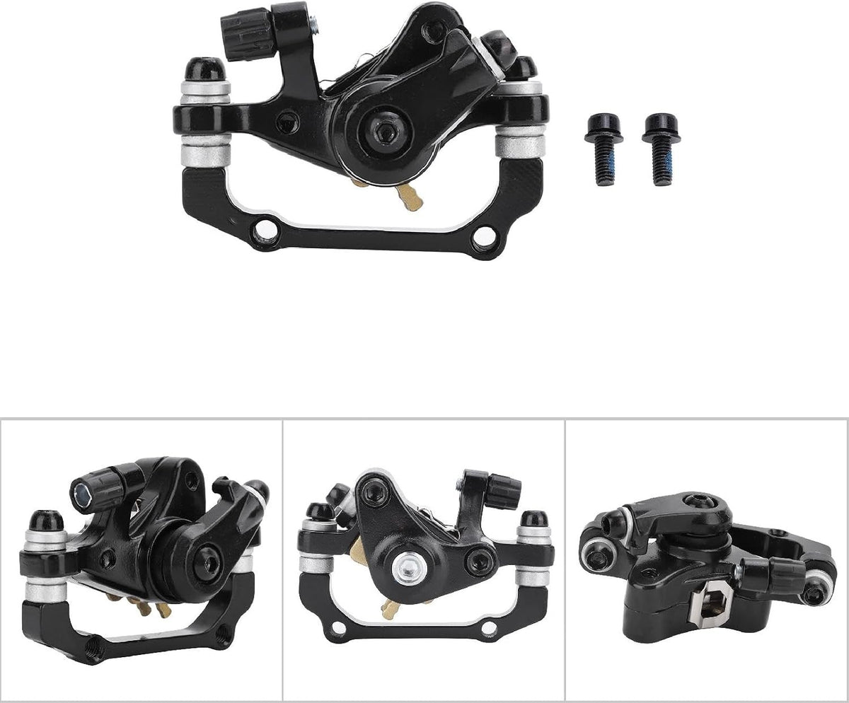Aluminum Bicycle Rear Disc Brake Caliper for 160mm/180mm Rotors Black