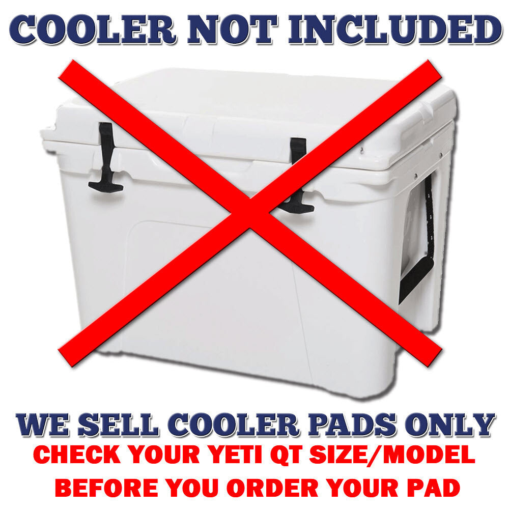 SeaDek Cooler Pad for YETI Tundra Series Marine EVA Non-Slip Mat - Bimini Blue/Black