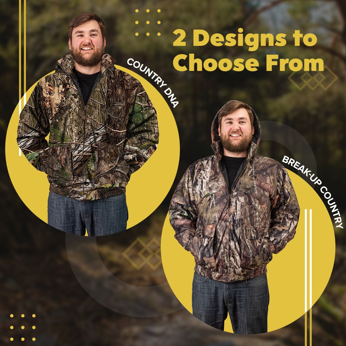 Insulated Waterproof Camouflage Hunting Jacket with Multiple Pockets