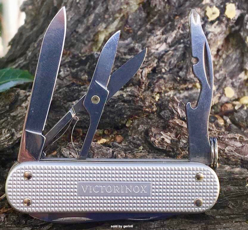 Victorinox Swiss Army Knife MiniChamp Silver Alox Multi-Tool