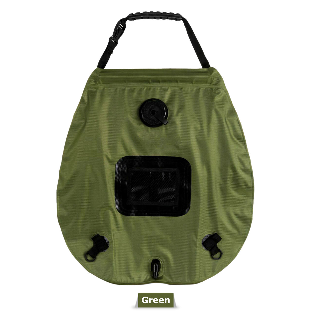 20L Portable Solar Heated Camping Shower Bag with Temperature Display
