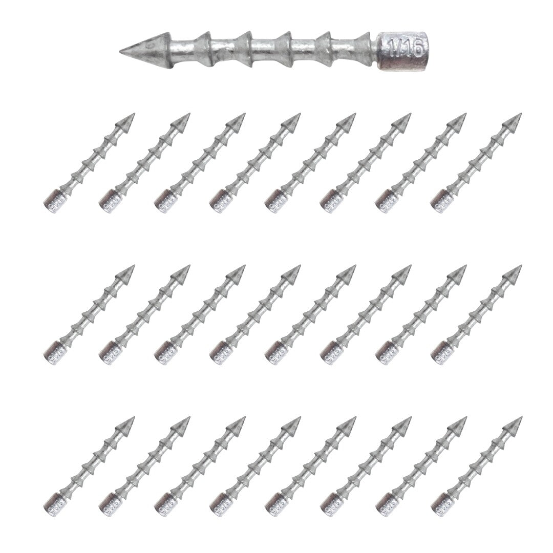 Fishing Nail Weights Set - Multiple Sizes for Soft Plastic Baits