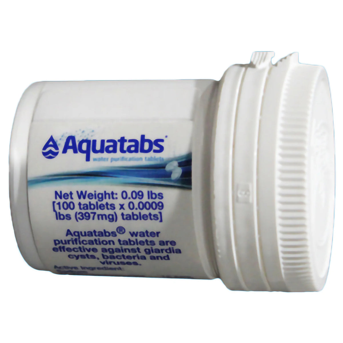 Water Purification Tablets 397mg - 100 Pack for Safe Drinking Water