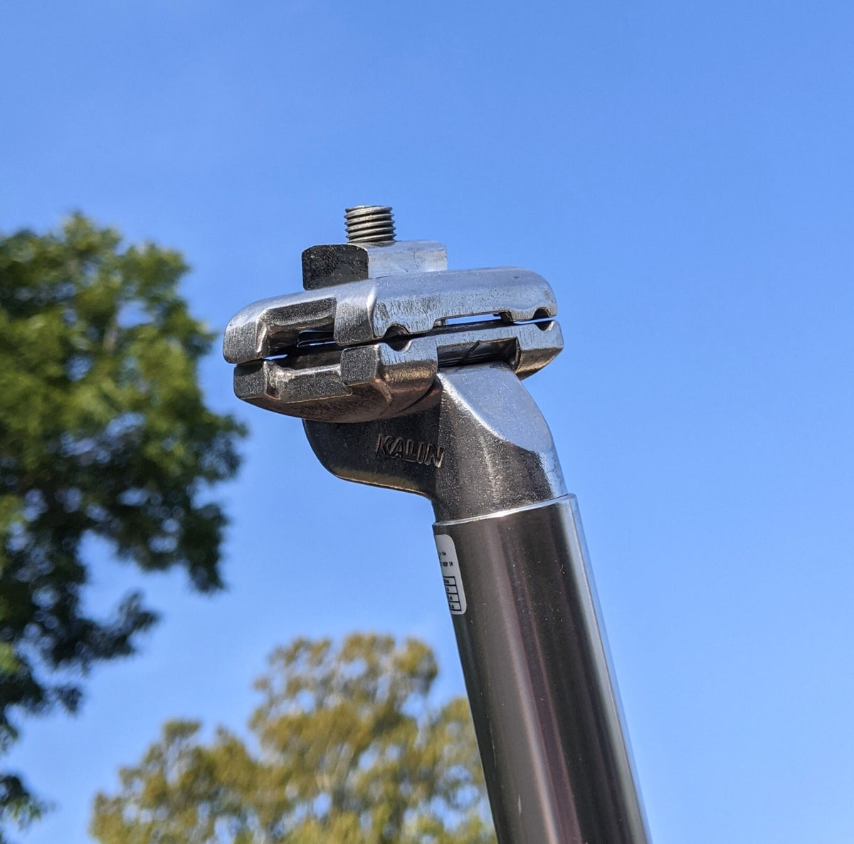 Aluminum Bicycle Seatpost 350mm - Micro Adjustable Head for Standard Saddles