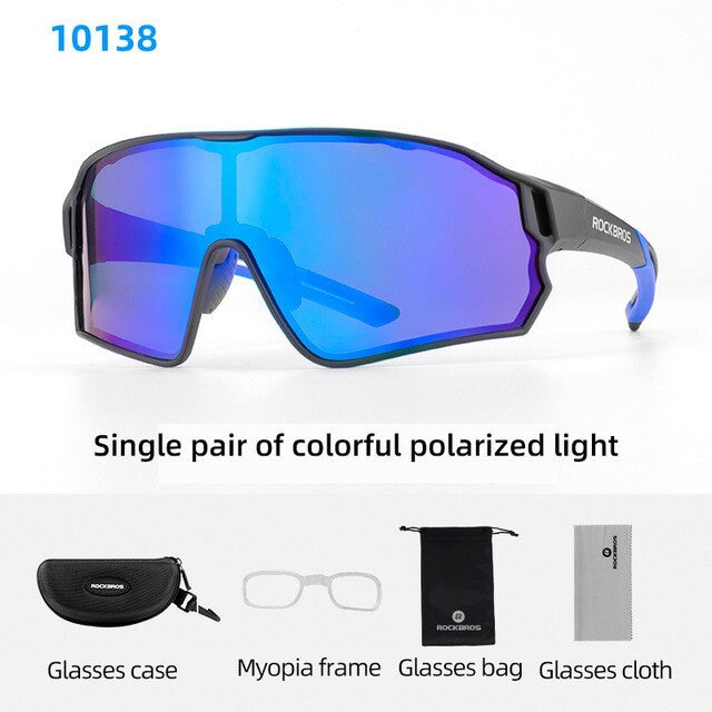 Polarized & Photochromic Cycling Sunglasses UV400 Protection Sport Glasses