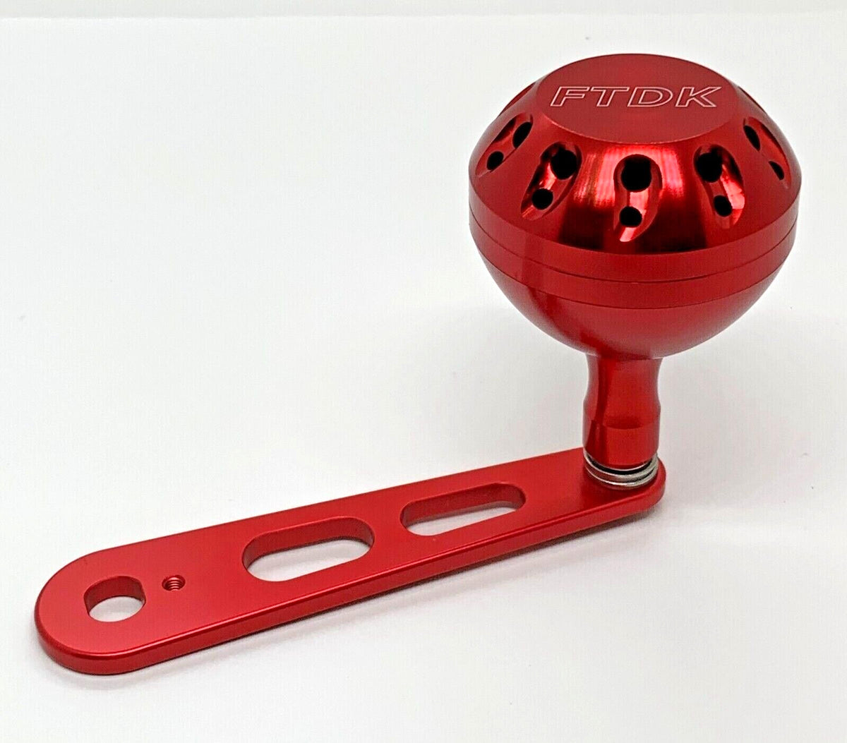 Fishing Reel Handle Kit with 47mm Knob for Saltwater Baitcasting Reels - Custom Aluminum