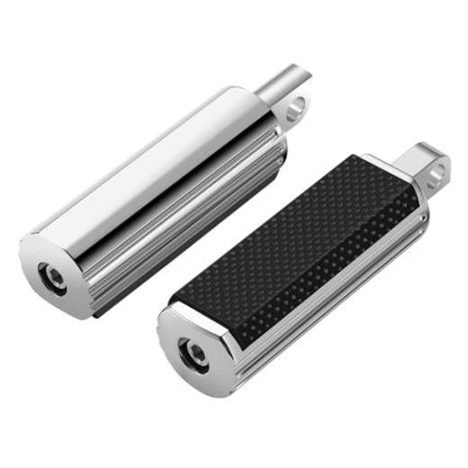 Motorcycle Foot Pegs Footrest Set for Harley Davidson Touring Models - Billet Aluminum