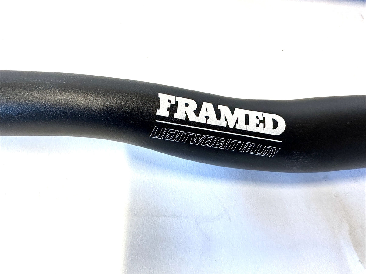 Mountain Bike Riser Handlebars 740mm 31.8mm Alloy Black - Lightweight & Durable