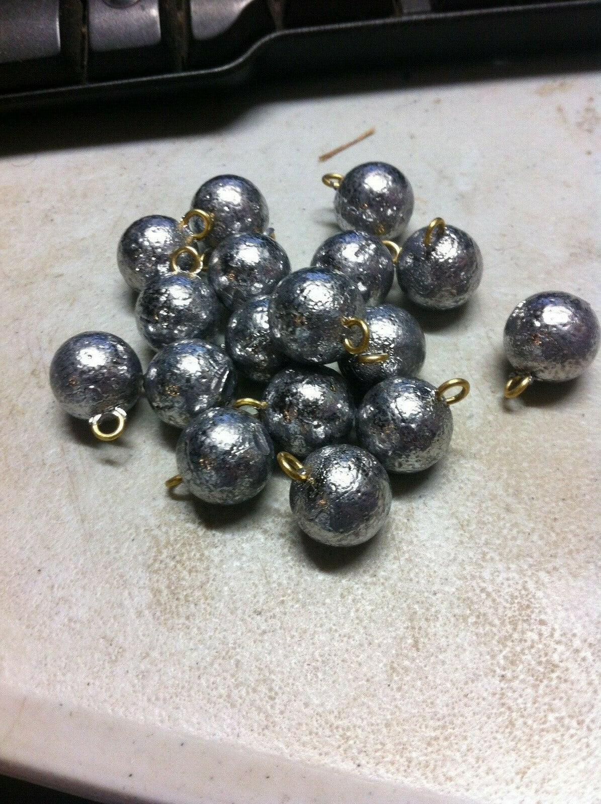 10 pcs 1oz Lead Cannon Ball Sinkers for Fishing Tackle