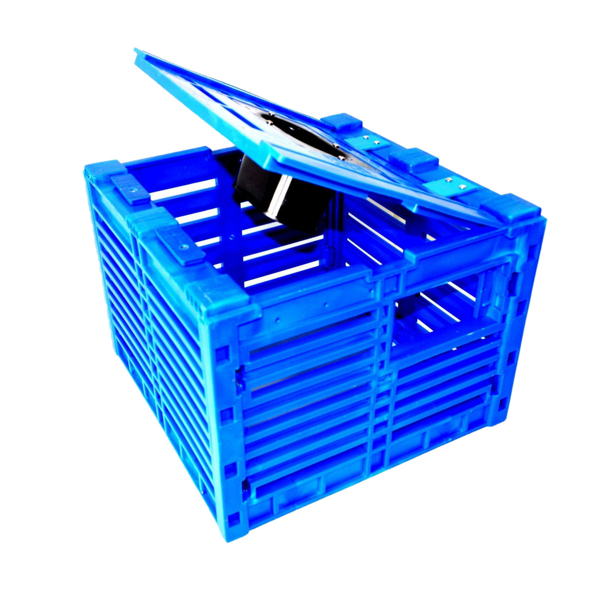 Heavy Duty Plastic Crab Trap - Commercial Grade, Unassembled, 16x16x12 Inches