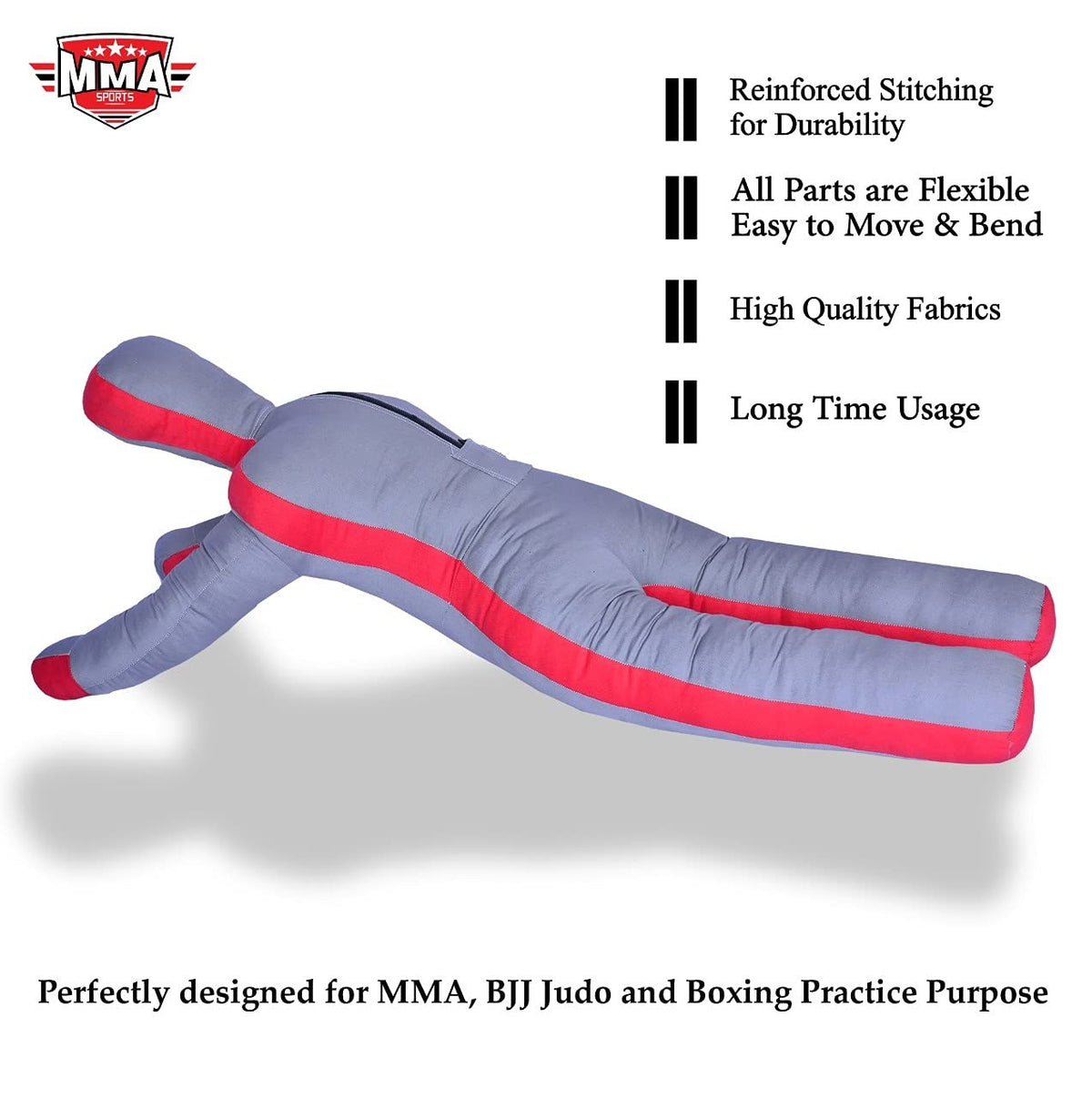 Kids 4ft Grappling Dummy for Martial Arts Training - Adjustable Weight & Safe Practice